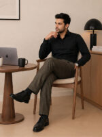 Men's Solid Full trouser - Image 6