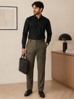 Men's Solid Full trouser - Image 5