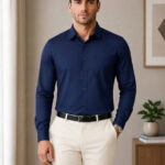 Men's Solid Full  sleeve male shirt